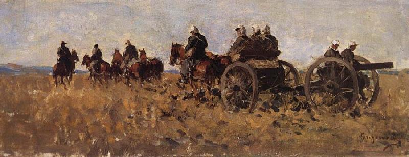 Nicolae Grigorescu The Artillerymen oil painting picture